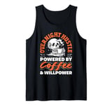 Midnight Shift Unite Skeleton Coffee Lover Tank Top
