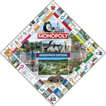 Monopoly Family Game Greenwich Monopoly Board Game Edition for Ages 8 and Up