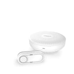 Honeywell Home DCR311S Series 3 Round, Portable, Wireless Doorbell Chime with Push Button (White)