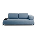 Soffa C.O - 3-sits, med bricka, Färg Blue, Utförande Small Tray