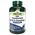 Natures Aid Glucosamine, MSM & Chondroitin - 180 Tablets