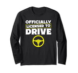 New Driver 2024 Teen Driver's License Licensed To Drive Long Sleeve T-Shirt