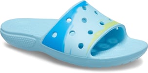 Crocs Unisex Sandals Sliders Mules Classic Ombre Slip On blue UK Size 8
