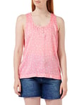 United Colors of Benetton Women's Tank top 5uefdh007 Undershirt, Pink Patterned 73w, XL