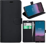 KP TECHNOLOGY Nokia 5.4 Case, Nokia 5.4 Leather Case, Nokia 5.4 Book Flip Leather Wallet Cover with Card Slots for Nokia 5.4 [Compatible With Nokia 5.4 Screen Protector] (BLACK)