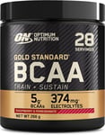 Optimum Nutrition Gold Standard BCAA Train + Sustain, Amino Acids Pre Workout Po