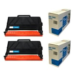 Toner Fits Brother HL-L6300DWT Printer TN3480 Black Cartridge Compatible 2 Pack
