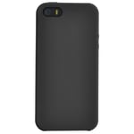 Coque rigide finition soft touch noire pour iPhone 5/5S/SE - Neuf