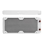 CORSAIR Hydro X Series XR5 240mm Water Cooling Radiator - Dual 120mm Fan Mounts - Premium Copper Construction - Easy Installation - White