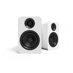 Kanto YU Passive 4 inch Bookshelf Speakers Matte White