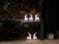 LED-lysslynge med 5 reinsdyr - Stemning
