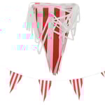1 Set Party Banner Cirkus Karneval Randig Girland Flagga Karnevalstema Festdekorationer