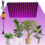 Växtlampa LED 45 W växtlampa LED fullspektrum växtlampor med krokar för växter för växter grönsaker blomma EU Plug