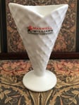 Maxwell & Williams White Porcelain Ice Cream Cone Perfect Condition 16cm