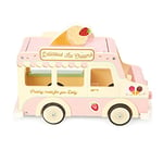 Le Toy Van - Wooden Doll House Dolly Ice Cream Van Play Set For Dolls Houses | Daisylane Dolls House Furniture Sets - Suitable For Ages 3+