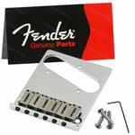New Bridge Fender TELECASTER USA 0990807100 Chrome - 6 Saddles - Guitar Tele
