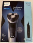 Philips 3000X Series Rechargeable Men's Electric Shaver