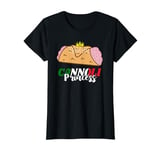 Cannoli Princess Italy Food Italian Cannoli Lover Crown T-Shirt