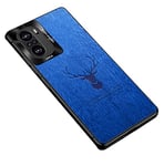 Hülle® Anti-Slip Anti-Fingerprint Soft and Hard Shell Case Compatible for Xiaomi Poco F3/Xiaomi Redmi K40 Pro/Xiaomi Redmi K40/Xiaomi Mi 11i(Blue)