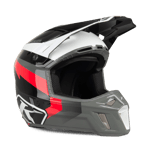 Klim F3 Crosshjälm Röd Lightning""