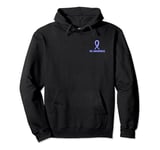 Irritable bowel syndrome IBS awareness periwinkle blue ribon Pullover Hoodie