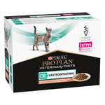 Purina Pro Plan Veterinary Diets Feline EN ST/OX Gastrointestinal Salmon - 10 x 85 g