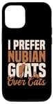 Coque pour iPhone 13 Pro Chèvre nubienne en peluche propriétaire de chèvre élevage chèvre nubienne