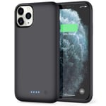 Trswyop Battery Case for iPhone 11 Pro Max, 【7800mAh High Capacity 】 Charger Case for iPhone 11 Pro Max Protective Portable Charging Case Rechargeable Extended Battery Pack (6.5 inch) - Black