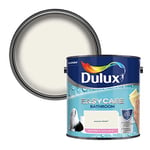Dulux Easycare Bathroom Soft Sheen Emulsion Paint For Walls And Ceilings - Jasmine White 2.5 Litres