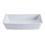 Mason Cash Classic Collection White Rectangular Oven Dish, 33 x 27 x 7 cm