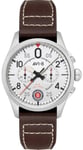 AVI-8 AV-4089-05 Spitfire Lock Hvid/Læder Ø42 mm