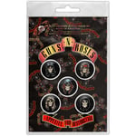 Guns N Roses Appetite For Destruction Badge Set (Förpackning med 5 st)