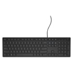 Dell KB216 Keyboard  with USB Connection and QWERTY UK Layout - Black (580-ADGV)