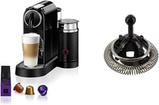 Nespresso Citiz Automatic Pod Coffee Machine with Milk Frother for Espresso & Ge