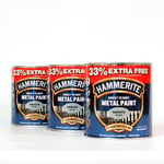 Hammerite Metal Paint Smooth - Silver - 3L Value Pack Not 2.5L