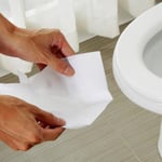 10pcs Disposable Toilet Seat Cover Waterproof Safety Camping Bat