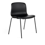 HAY - About a Chair AAC17 - Black Base - Cat.6 - Sense Black - Matstolar - Metall/Plast