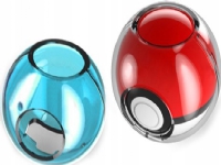 Mimd Case Clear Cover For Pokeball Nintendo Switch - Blue/Transparent