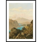 Gallerix Poster View Of The Königssee And Untersberg By Josef von Schlögl Schlög 4974-30x40