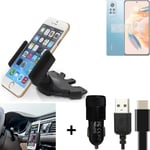 For Xiaomi Redmi Note 12 Pro 4G + CHARGER Mount holder for Car radio cd bracket