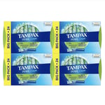 Tampax Pearl Compak Super Tampons - Pack of 4 x 24 New