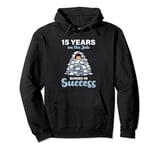 15 Years on the Job Buried in Success 15th Work Anniversary Pullover Hoodie