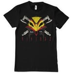 Hybris Vikings Eyes T-Shirt (Black,XXL)