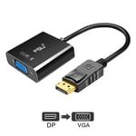 DP TO VGA - Standard - Displayport adaptateur DP vers HDMI Port d'affichage vers DVI VGA 3.5mm câble Audio connecteur pour PC projecteur pour ordinateur portable adaptateur HDMI