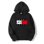 Höst Nya Herr Hoodies Tröjor Zip Hoodie Herr Tröja Man Hoody Tröjor Black L