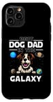 Coque pour iPhone 11 Pro Best Dog Dad In The Galaxy Brittany Dog Puppy Dogs Lovers