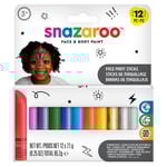 Snazaroo Ansiktskritor 12-set