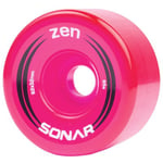 Sonar Zen 62mm/85a Roller Skate Wheels- Pink