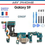 Neuf = Dock Connecteur De Charge Pour Samsung Galaxy S9 - Micro Port Usb Nappe Flex Sm-G960f + Kit 8 Outils