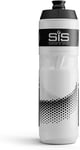 "SIS Clear Sports Water Bottle - 800ml, Transparent with Black Logo"